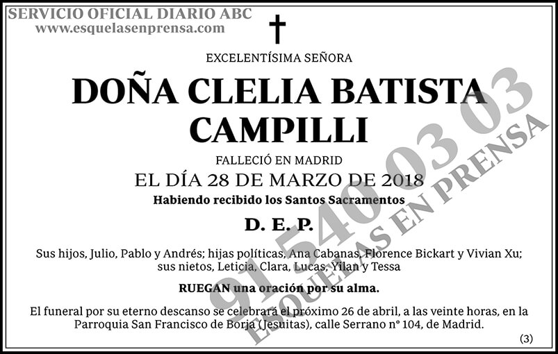Clelia Batista Campilli
